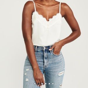 Abercrombie & Fitch Lace -Trim Cami - NWT!